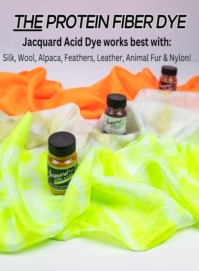 Jacquard Acid Dye 1/2oz Jar Crimson - Acid Dye for Wool, Silk, Alpaca, Feathers, Cosplay Wigs and Nylon - Powder Wool Dye for Full Coverage Dyeing - Vibrant Acid Silk Dye - Image 4