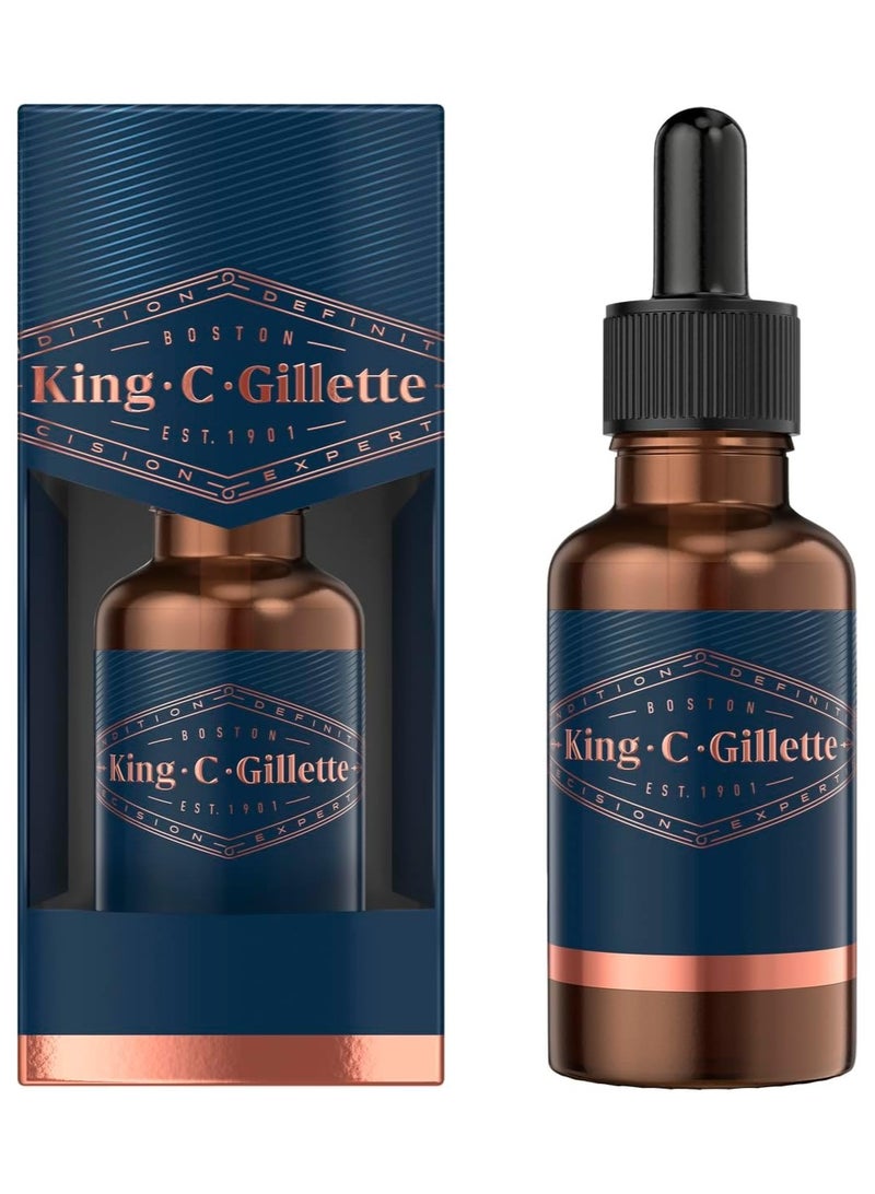 King C. Gillette Beard Oil for Men - Argan 30 ml - Image 1