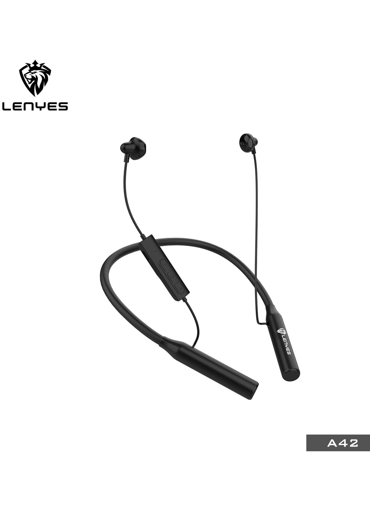 Lenyes Lenyes A42 neck-mounted Stereo Wireless Bluetooth Headphones bluetooth/wireless 24 H ZE45A577BD0B2A4573AADZ