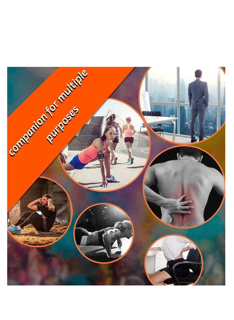 Stabilizing Lumbar Lower Back Brace Support Belt with Dual Breathable Stabilizing Waist Lumbar Lower Back Brace Support Belt for Sciatica Herniated Disc Scoliosis Back Pain relief - Image 3