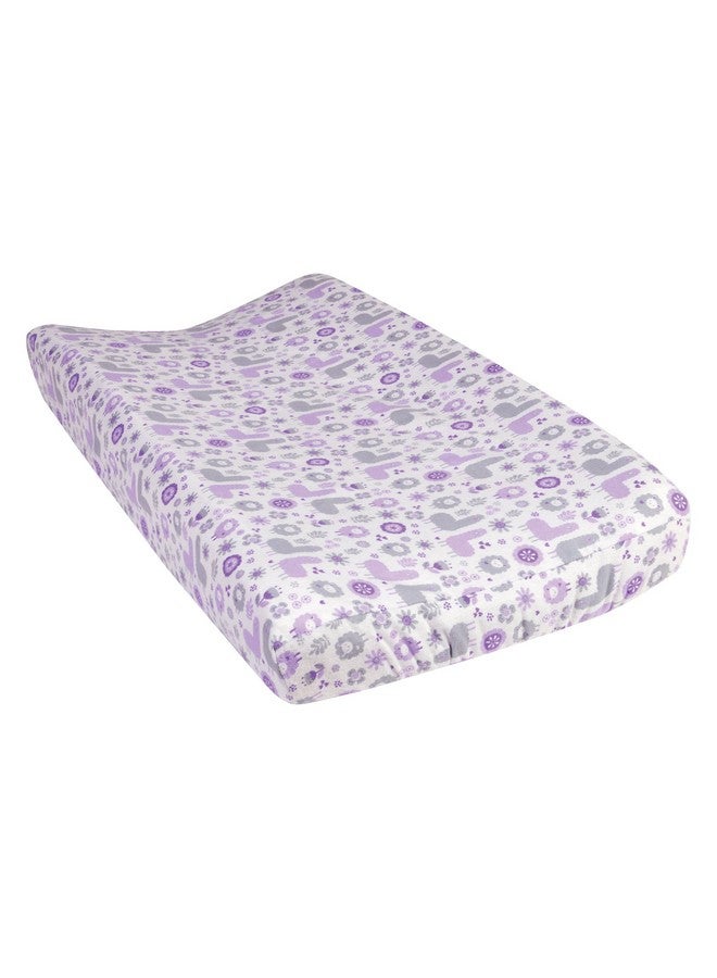Trend Lab Llama Friends Deluxe Flannel Changing Pad Cover