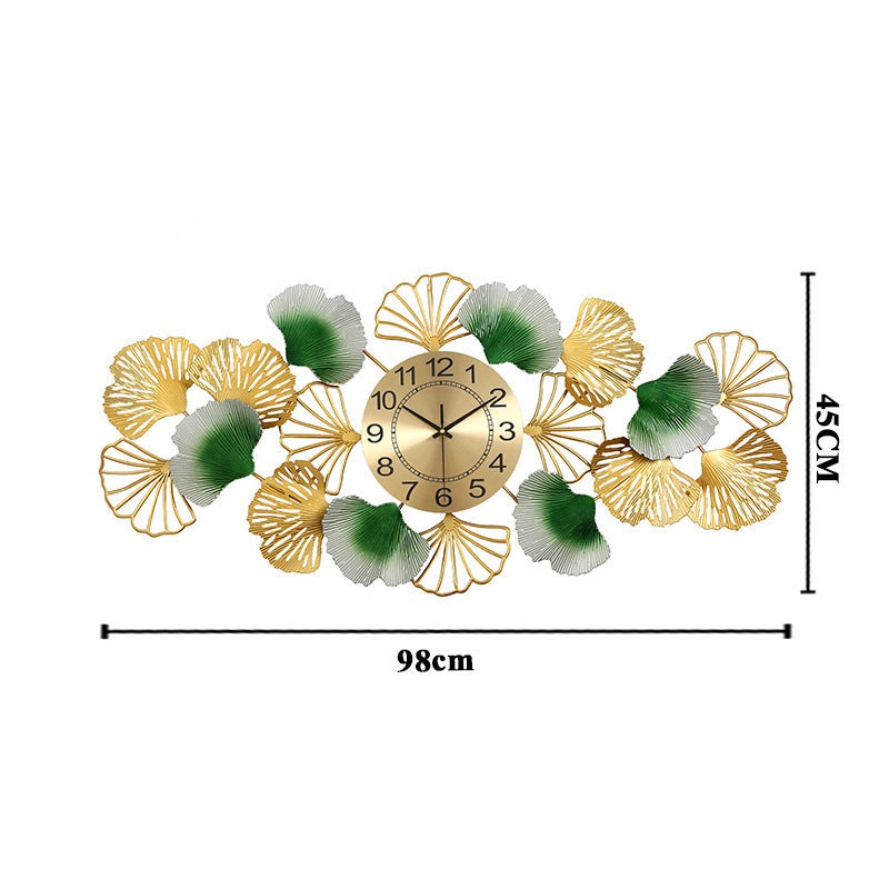 Modern Iron Wall Hanging Clock Decoration Homestay Hanging Decoration Background Wall Wall Decoration Pendant Wall Decoration Wall Clock Creative Clock - Image 5