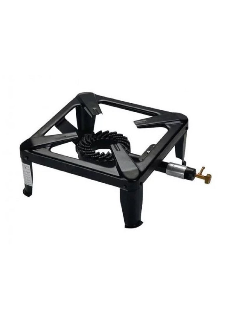 Generic Italian gas stove - black 
