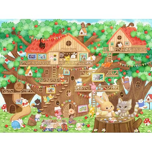 Pintoo Jigsaw Puzzles 1200 Piece for Adults Puzzle Club Beautiful Plastic Puzzle for Home Decor Zero Dust Easy Storage H3748 - Image 1
