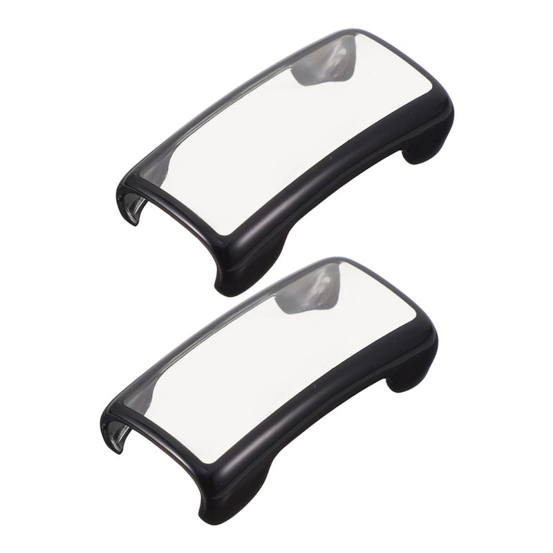 Protective Shell Case For Smart Bracelet Water Scratch Resistant Lightweight Electroplated Black 8X2CM - Image 2