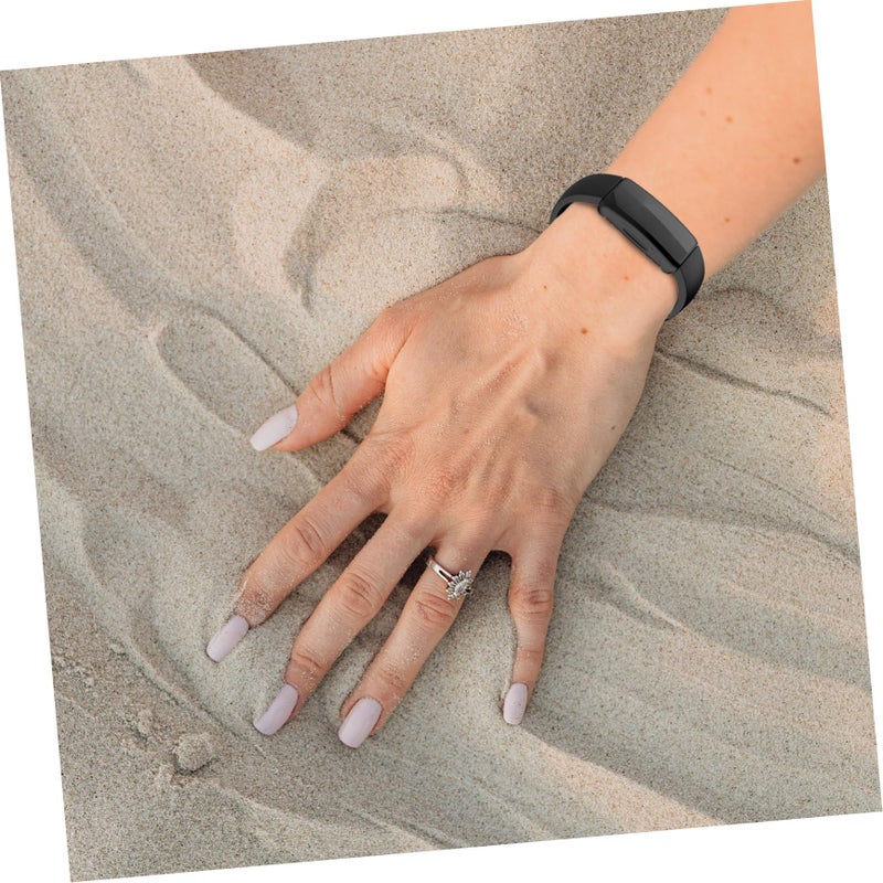 Protective Shell Case For Smart Bracelet Water Scratch Resistant Lightweight Electroplated Black 8X2CM - Image 4