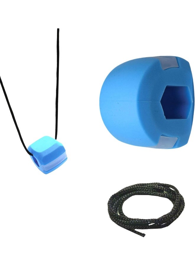 Generic HOMESLIVINS Jaw Exerciser with Neck Rope - Face Exerciser & Jawline Shaper, Double Chin Eliminator  - Image 1