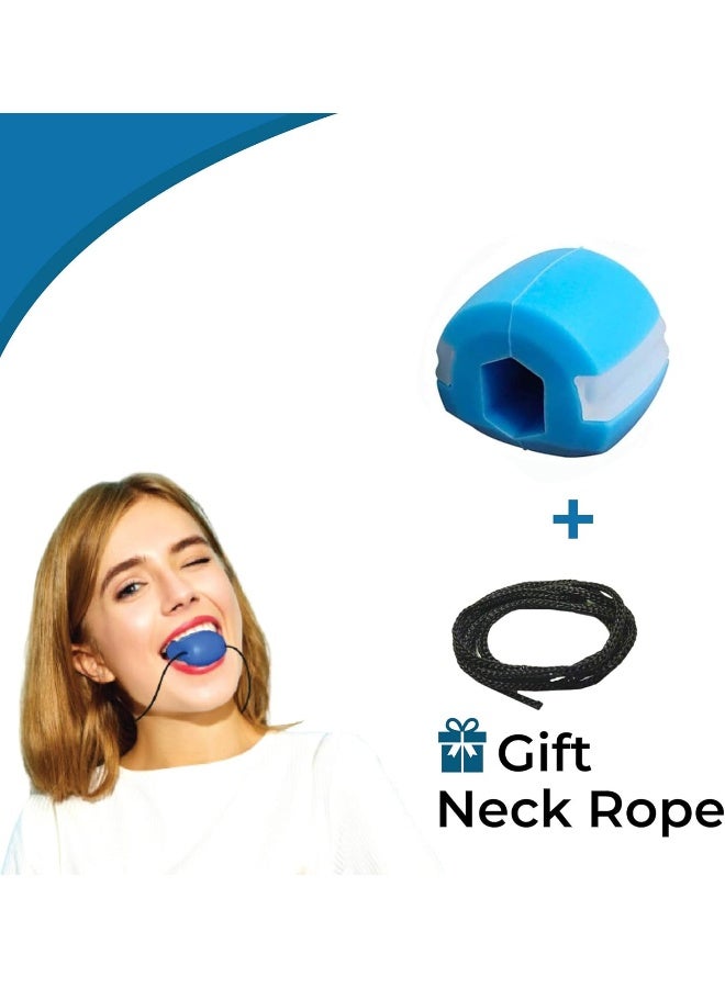 Generic HOMESLIVINS Jaw Exerciser with Neck Rope - Face Exerciser & Jawline Shaper, Double Chin Eliminator  - Image 2