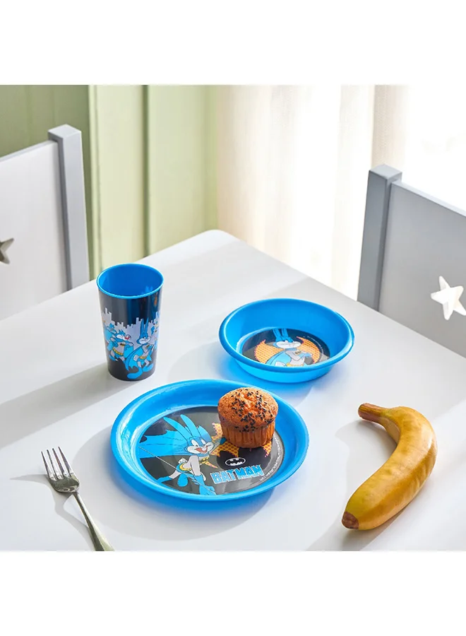 Home Box Looney Tunes 3-Piece Breakfast Set 19.5 x 2 x 19.5 cm