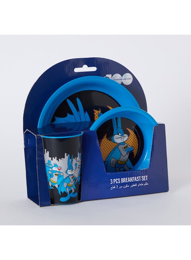 هوم بوكس طقم فطور لوني تونز 3 قطع 19.5 × 2 × 19.5 سم - Image 5