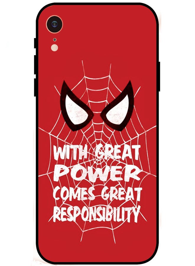 EYE CATCH Protective Case Cover For Apple iPhone XS Max With Great Power Comes Great Responsibility - Image 1