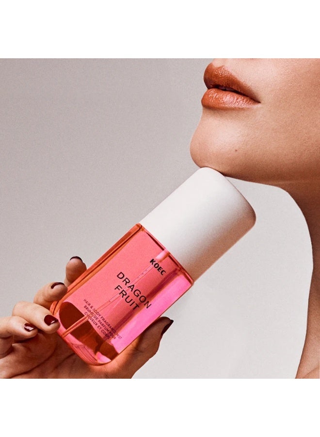 KOEC 50ml Dragon Fruit Body and Hair Fragrance Mist Body Mist Spray Travel Size Long Lasting Perfume Haircare Refreshing Moisturizing Hydrating Soft Hair Care Spray - Image 4