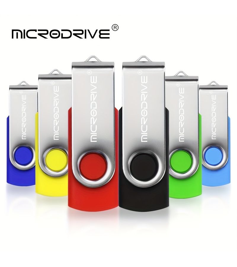 أصفر 16 جيجابايت USB 2.0 فلاشة دوارة قابلة للدوران عصا ذاكرة قلم - Image 3