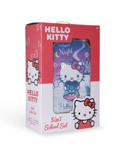 Sanrio Hello Kitty 5in1 Trolley School Bag Girls Backpack Gift Water Resistant Hello Kitty Backpack for School (Pink)  - Image 2