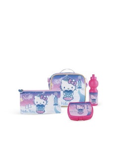 Sanrio Hello Kitty 5in1 Trolley School Bag Girls Backpack Gift Water Resistant Hello Kitty Backpack for School (Pink)  - Image 3