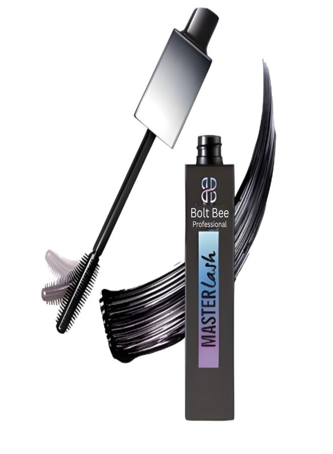 Bolt Bee 4-in-1 Twist & Lift Mascara, Black, Waterproof, Smudgeproof, Curls, Defines, Volumizes and Lifts. - Image 1