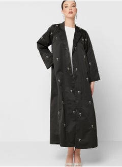 Khizana Embellished Detail Abaya  - Image 1