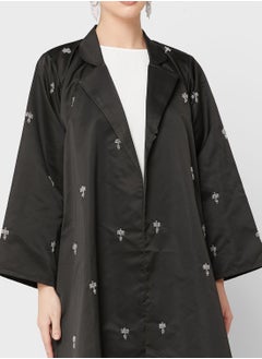 Khizana Embellished Detail Abaya  - Image 3