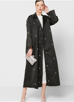 Khizana Embellished Detail Abaya  - Image 4