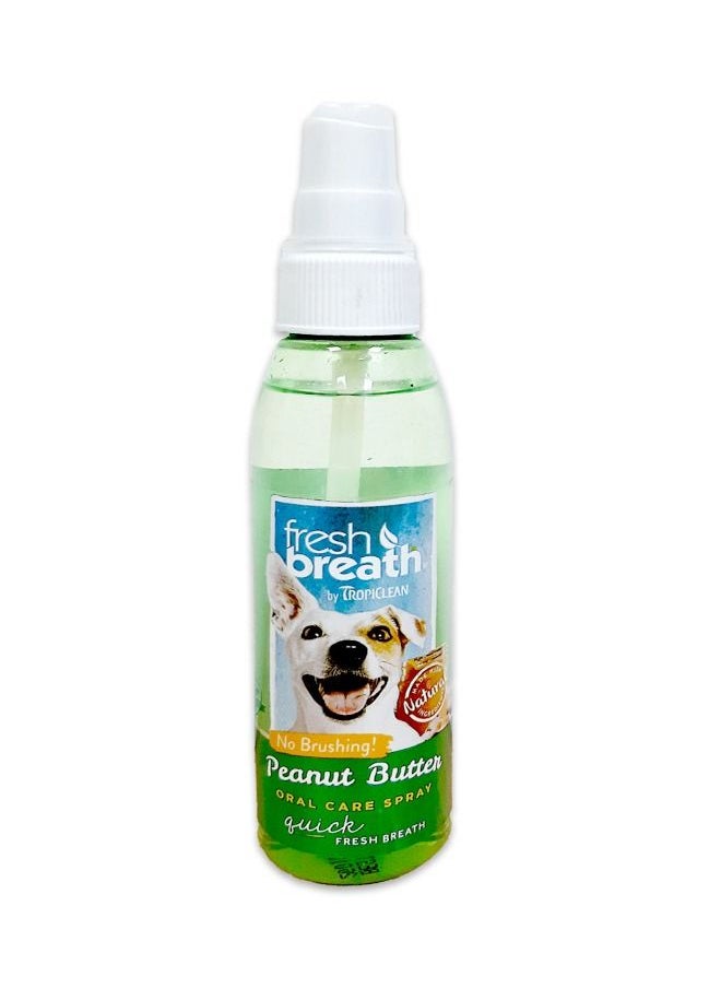 TropiClean - Fresh Breath Peanut Butter Spray - 118ml - Image 1