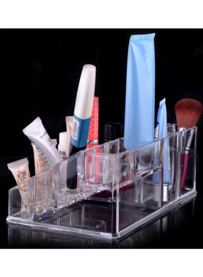 16 Grid Acrylic Clear Lipstick Organizer,Cosmetic Organiser Display Stand,Cosmetic Make Up Clear Acrylic Lipstick Organiser,Small Clear Plastic Compact Lip Gloss Chapstick Perfume Sample Mascara Hol  - Image 2