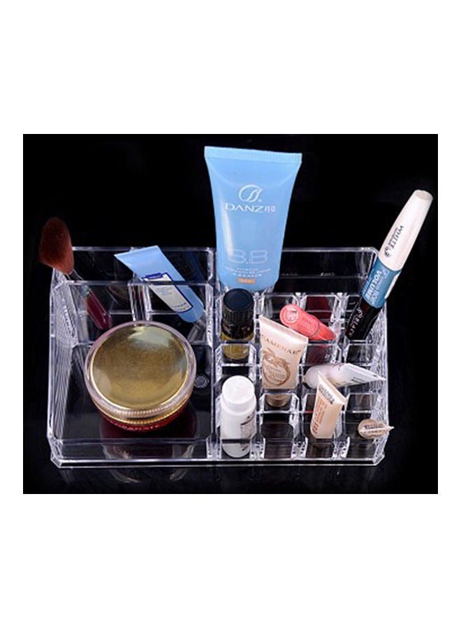 16 Grid Acrylic Clear Lipstick Organizer,Cosmetic Organiser Display Stand,Cosmetic Make Up Clear Acrylic Lipstick Organiser,Small Clear Plastic Compact Lip Gloss Chapstick Perfume Sample Mascara Hol  - Image 5