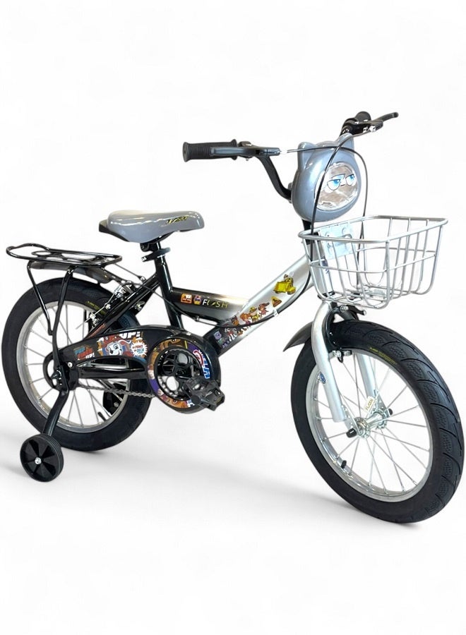 فلاش دراجة اطفال ولادي فيها اصوات وانوار من فلاش - لون رمادي - مقاس 12 من 3 سنوات ل5 سنوات - الوكيل الرسمية في مصر المنتج GTG TOYS - Image 5