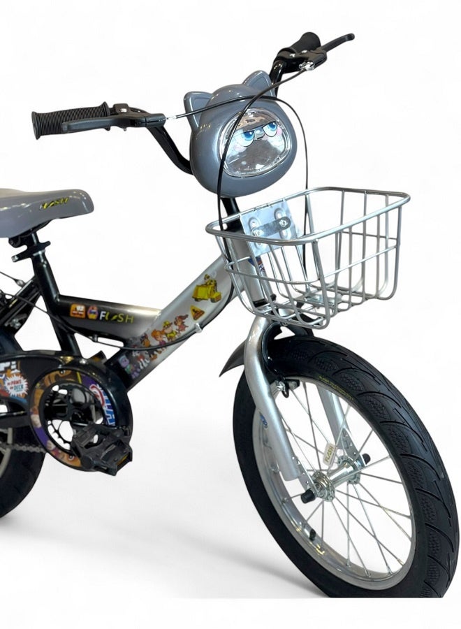 فلاش دراجة اطفال ولادي فيها اصوات وانوار من فلاش - لون رمادي - مقاس 12 من 3 سنوات ل5 سنوات - الوكيل الرسمية في مصر المنتج GTG TOYS - Image 4