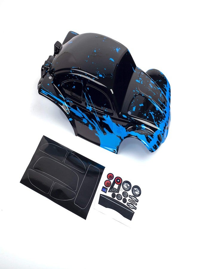 SummitLink Custom Body Muddy Blue Over Black Compatible for 1/10 Scale RC Car or Truck (Truck not Included) STB-BB-01 - Image 1