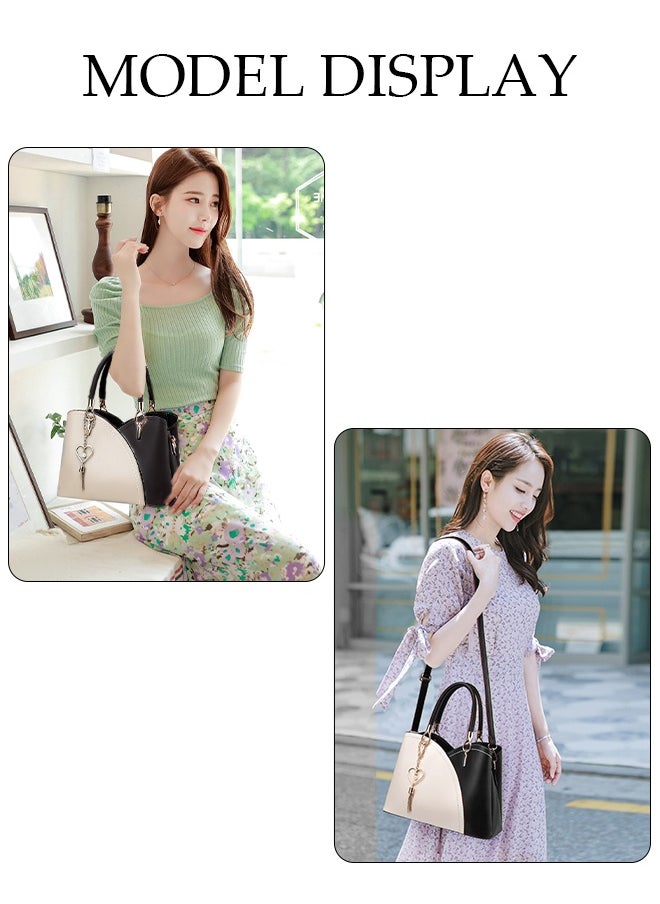 DUNISO Elegant Women's Handbag with Removable Shoulder Strap Large Capacity Tote Shoulder Bag Crossbody Bags Versatile Simple Fashion Ladies Tote Bag Ladies Satchel Bag for Office Travel Daily Bag  - Image 2