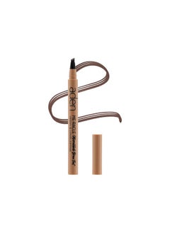 Aden aden Microblading Eyebrow Pen - Brow Tint - Smudge Proof, Waterproof, Defined Micro Hair-Like Brows for Long-Lasting Wear - Made In Italy (02 Soft brown)  - Image 1