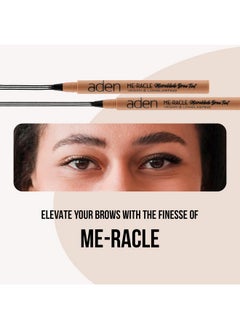 Aden aden Microblading Eyebrow Pen - Brow Tint - Smudge Proof, Waterproof, Defined Micro Hair-Like Brows for Long-Lasting Wear - Made In Italy (02 Soft brown)  - Image 3