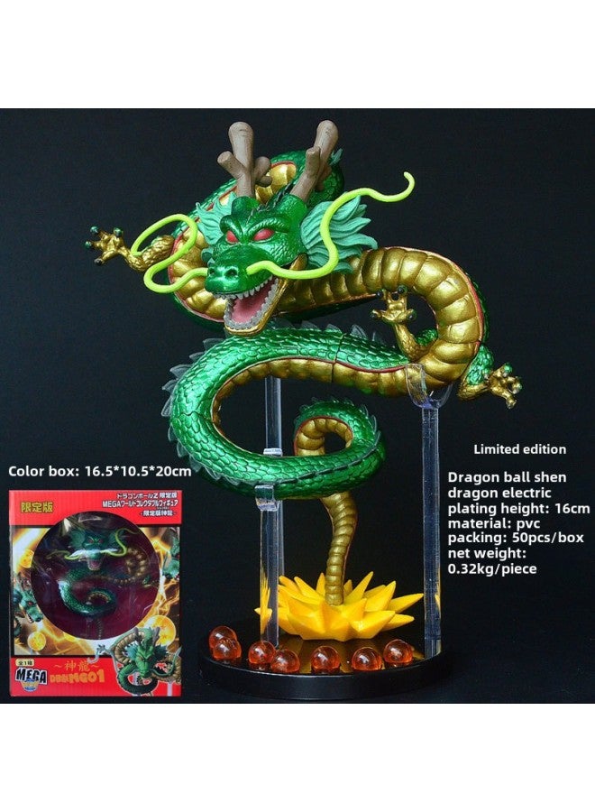 Dragon Ball Super Premium Resin Figurine LED Light Mountain Background Display Model Collectible Gift For Adult Fans-Color:rockery (not Luminous)  - Image 4