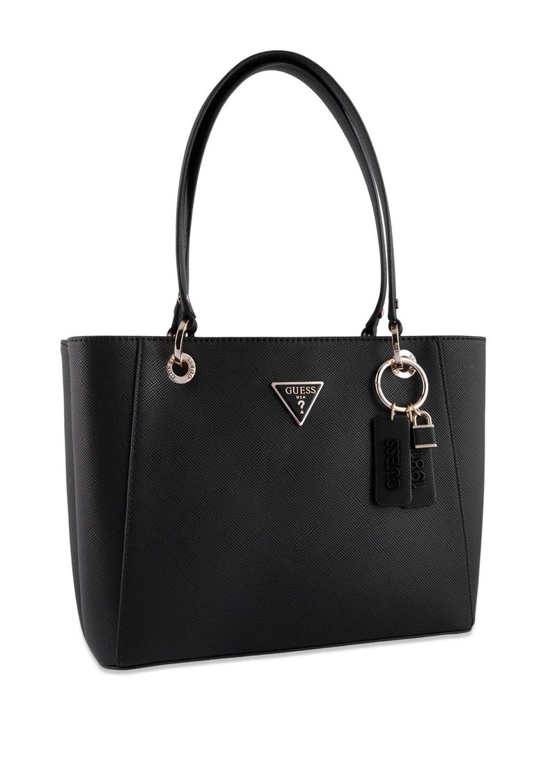 Guess women's shoulder shopper tote bag noelle 4g logo