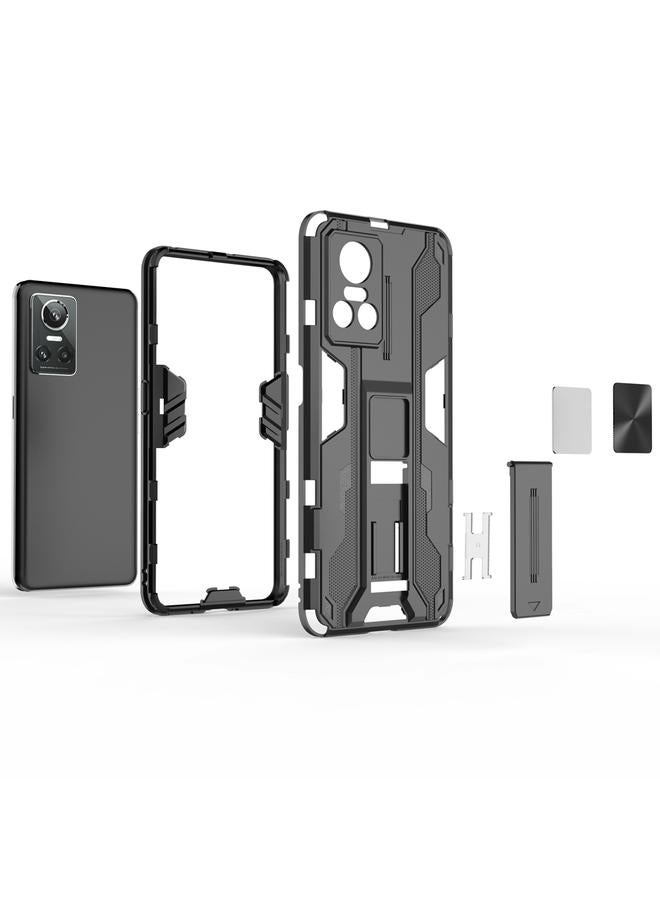 S-TOP Case For OPPO Realme GT Neo3 5G China Supersonic PC + TPU Shock-proof Protective Phone Case with Holder - Image 3