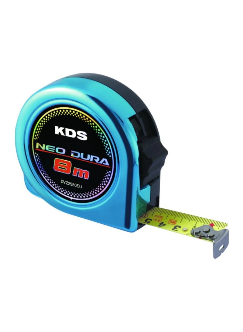 كي دي اس DVZ25 Measuring Tape شريط قياس DVZ25 احترافي شديد التحمل، مقياس مزدوج الجوانب، نظام قفل مزدوج، طلاء DURA المقاوم للتآكل، تصميم عصري وأنيق - Image 1
