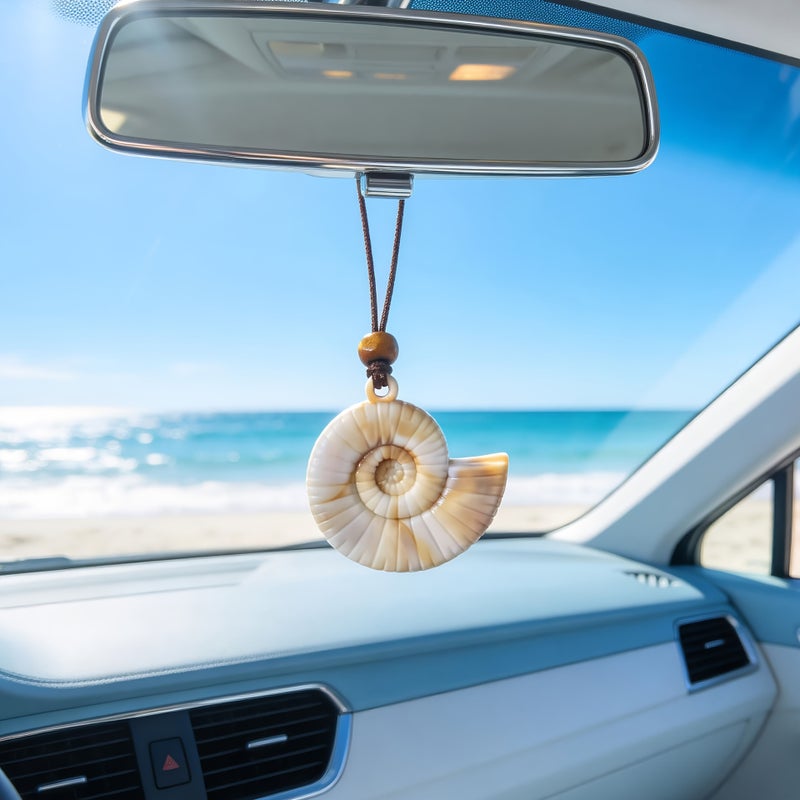 Creative Starfish Beach Car Hanging Ornament Conch 15x49mm for Rearview Mirror - Image 3