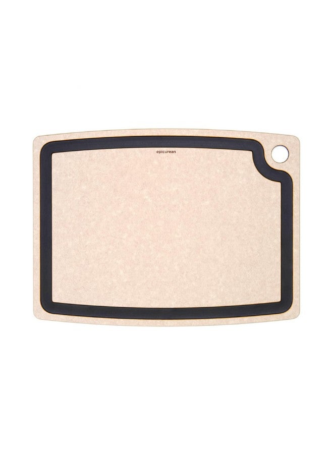 Epicurean Epicurean Gourmet Series Cutting Board with Juice Groove, 17.5-Inch by 13-Inch, Natural/Slate  - Image 1