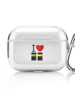Classic Clear printed Case for Apple AirPods Pro 2nd Generation Thin Transparent Cover [Designed for Apple AirPods Pro 2nd Generation] - I love notebook