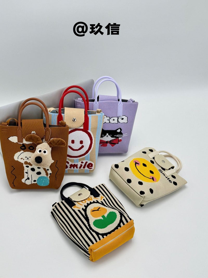 High-End Ins Internet-Famous Knitted Handbag Mobile Phone Bag Personalized Fashion Clutch Bag Women'S Niche All-Match Dumpling Bag - Image 2