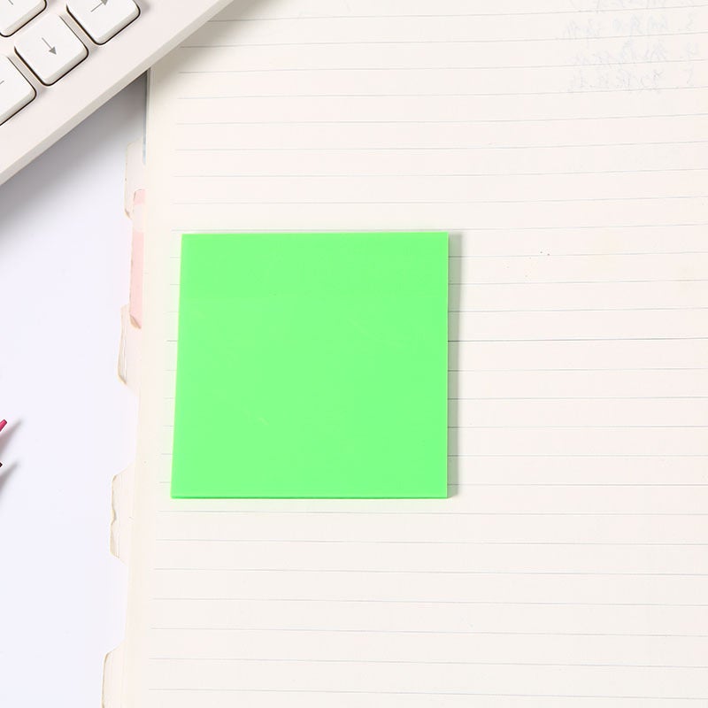 Spot Transparent Post-It Note Perspective Color Pet Creative N Times Fluorescent Film Does Not Cover The Index Paste - Image 1