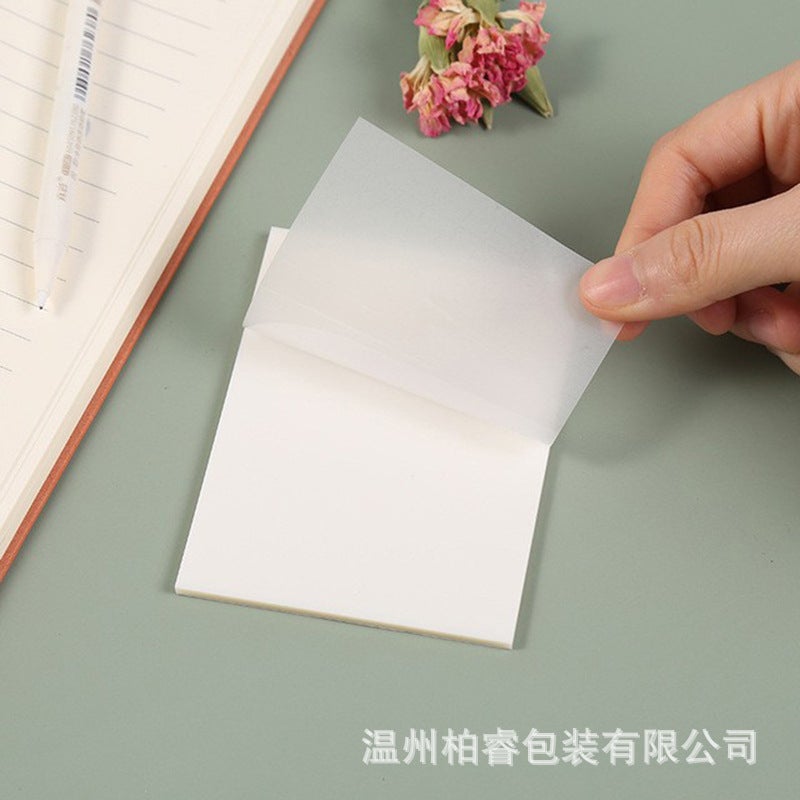 Spot Transparent Post-It Note Perspective Color Pet Creative N Times Fluorescent Film Does Not Cover The Index Paste - Image 3