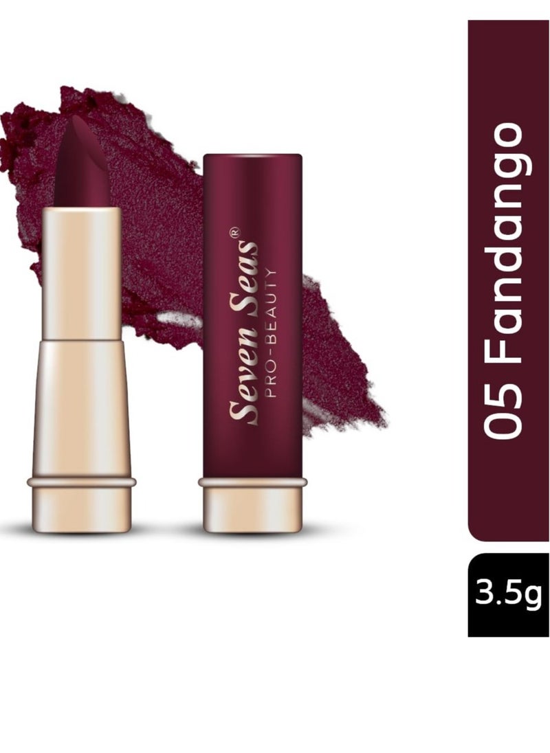 Seven Seas Seven Seas Stay Classy Matte Lipstick Full Coverage Long Lasting Lipstick Smooth Application Transferproof and Smudge Proof  Highly Pigemented Lipstick for Women Fandango  - Image 2
