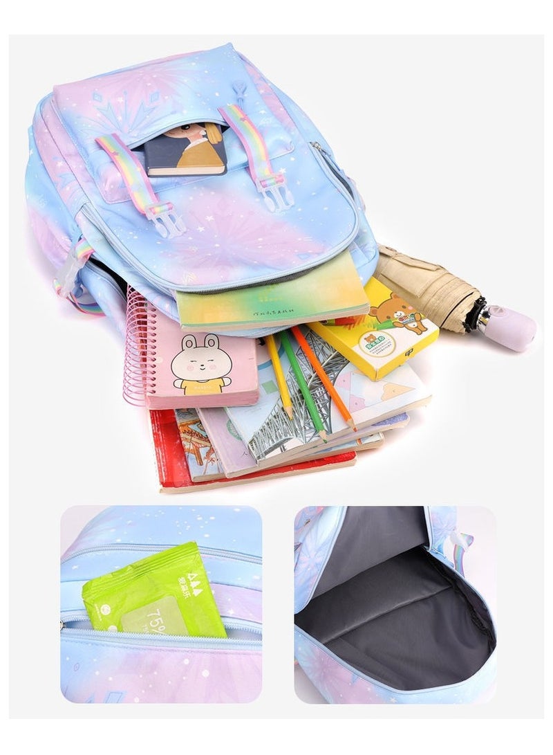 Stitch Student Backpack Large Capacity Backpack for Primary and Secondary School Students Cartoon Print Backpack 30*44*22CM - Image 5