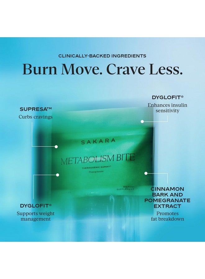 SAKARA ساكارا جوميز الأيض - احرق أكثر. اشتهِ أقل - جوميز الرمان مع مستخلص الزعفران وثمار التوابل الأفريقية - يقلل الرغبة ويدعم الأيض - 28 جوميز - Image 5