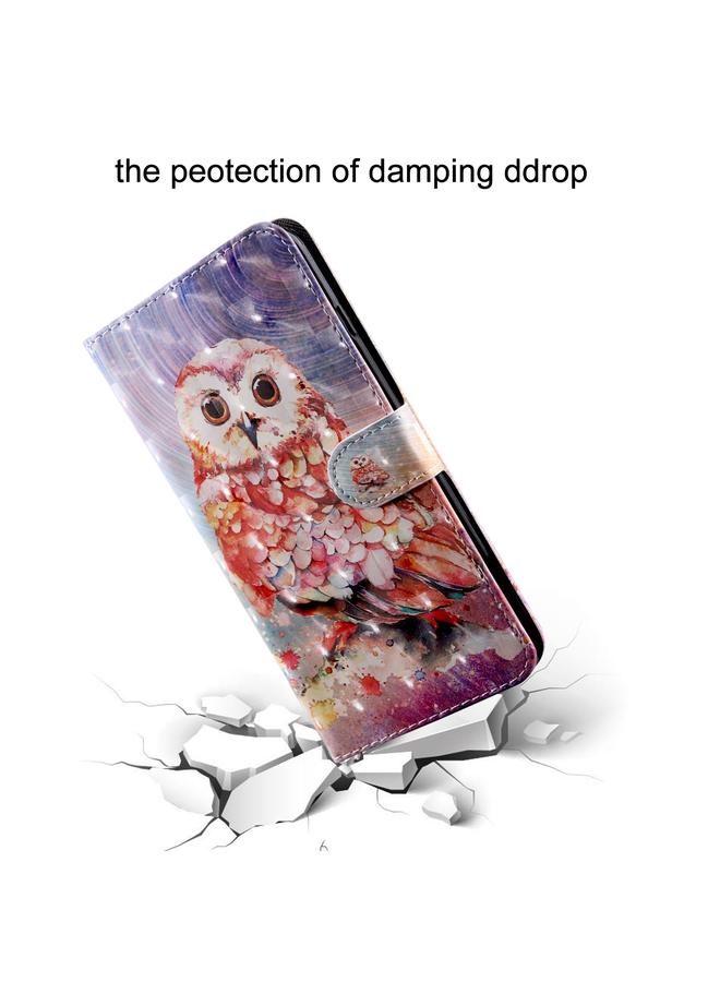 اس-توب جراب لهاتف موتورولا موتو E32 مصنوع من الجلد بتصميم ثلاثي الأبعاد - Image 4