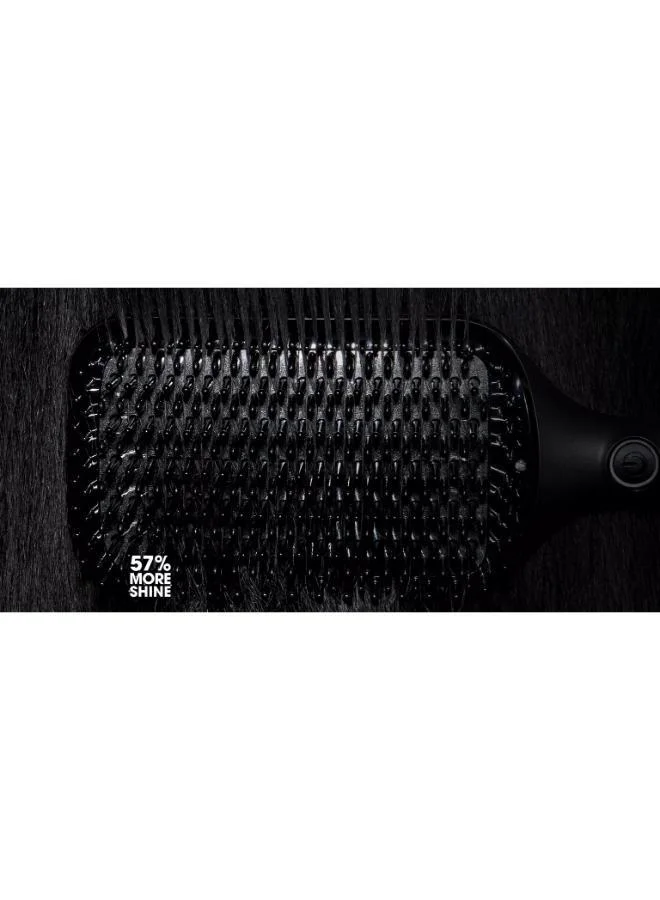 Ghd Glide+ Max Professional Hot Brush for Long, Thick & Curly Hair | Extra-Large Heated Paddle Hair Straightening Brush | Ionic Anti-Frizz Technology | 185°C Optimum Styling Temperature