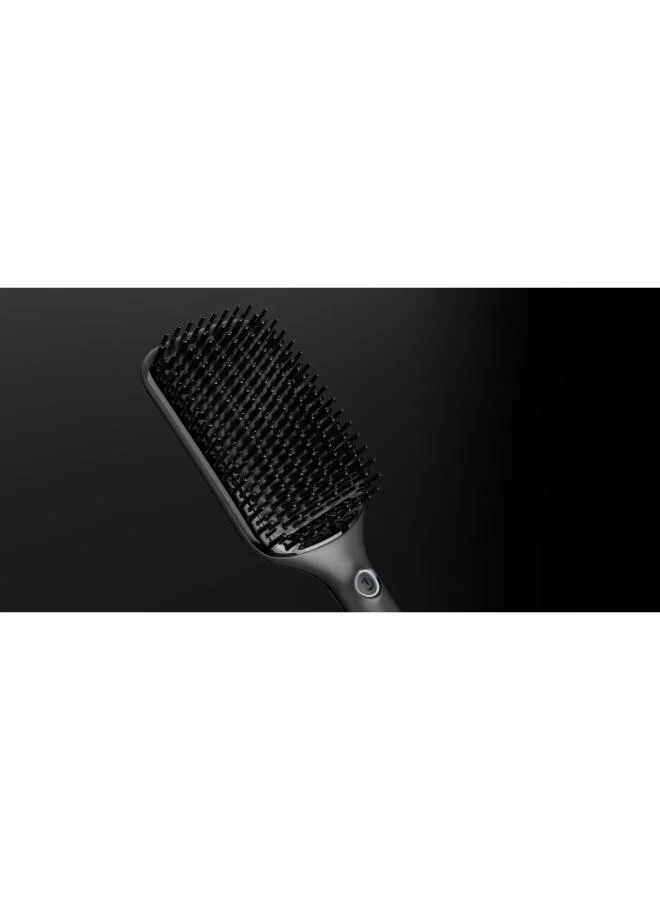 Ghd  Glide+ Max Professional Hot Brush for Long, Thick & Curly Hair | Extra-Large Heated Paddle Hair Straightening Brush | Ionic Anti-Frizz Technology | 185°C Optimum Styling Temperature for Women | Best Price UAE
