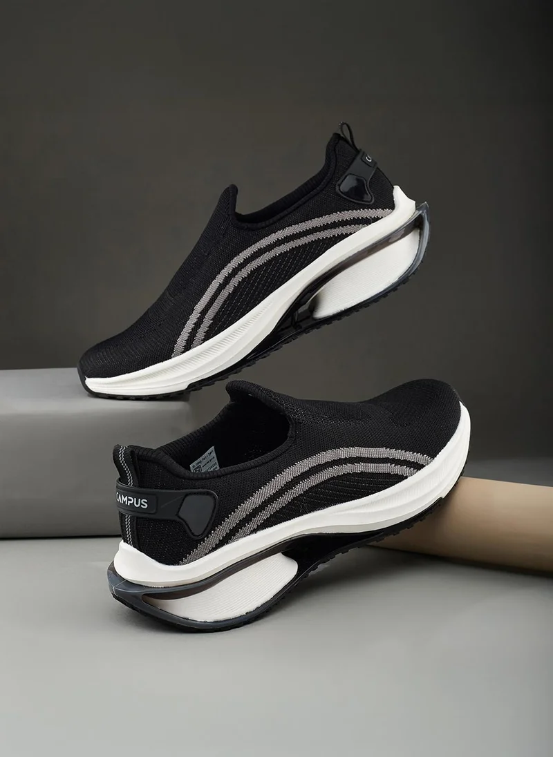 Campus COVERT Men Covert Classic Motion Massage Slip-On Walking Shoes-Black for Men | Best Price UAE