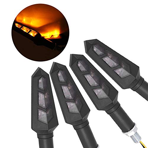 Ramanta 4 PCs 6LED Motorcycle Bike Turn Signal Indicator Light Turning Lamp 12V for Bike & Motorbike - Image 2